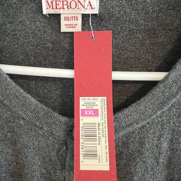 Merona Striped Cardigan - Sz XXL (NWT) - Picture 7 of 7